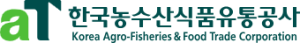 한국농수산식품유통공사 aT 로고